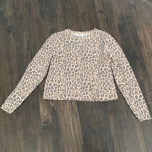 BP. Leopard Print long sleeve thermal